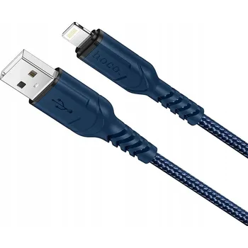Náhradní díl pro mobilní telefon HOCO USB kabel - Apple Lightning 1m iPhone iPad iPod modrý