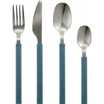 Příbor SADA MODRÝCH PŘÍBORŮ PRO DOSPĚLÉ 16 kusů IKEA TANGMARLA
