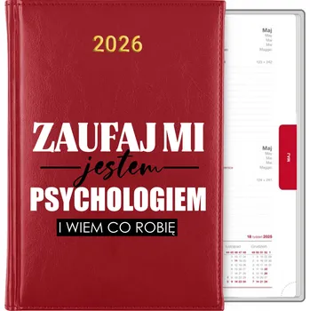 Kalendář Knižní kalendář 2026 A5 červený