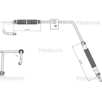 Hydraulická hadice, řízení TRISCAN (851616035)