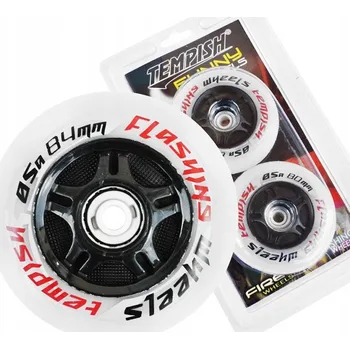 Kolečko k in-line bruslím Svítící kolečka TEMPISH Flashing 84x24 85A modrá