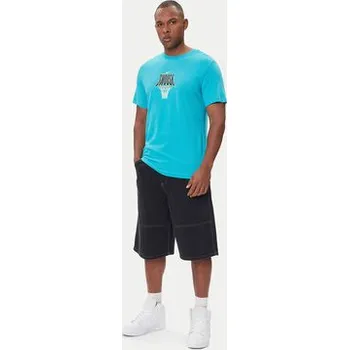 Nike T-Shirt HJ3466 345 Tyrkysová Regular Fit S