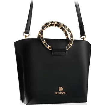 Kabelka Betlewski kabelka eko kůže černá