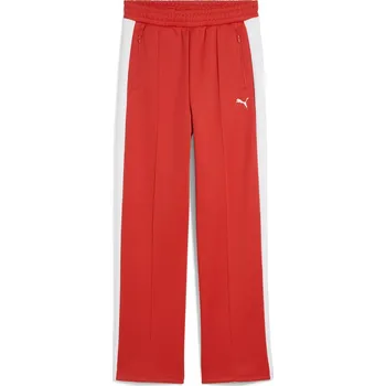 Dámské kalhoty Dámské Kalhoty PUMA T7 ALWAYS ON STRAIGHT TRACK PANTS OP 62979715 – Červená S