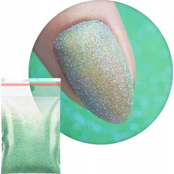 Prášek Ozdoby Na Nechty 20g Kosmetický Zelený Neonový Č. 125