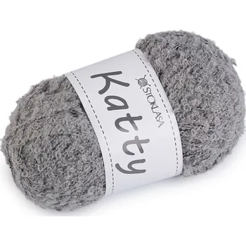 Příze Pletací příze nopková Katty 100 g, barva 9 šedá