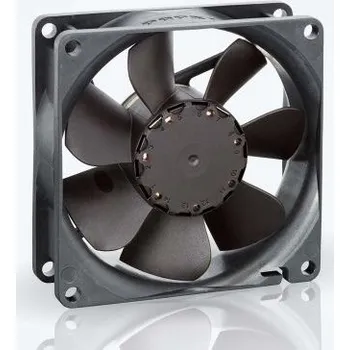 PC ventilátor ebm-papstAxiální ventilátor 24 V DC DC, průtok vzduchu: 69m³/h 2W85mA, 80 x 80 x 25mm