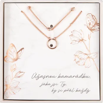 Party dekorace Dvojitý náhrdelník - Úžasná kamarádka