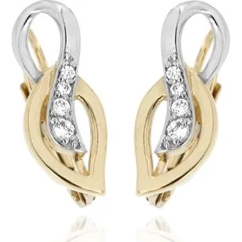 Náušnice Zlatnictví U Kostela Patentové náušnice lístečky 1352žb 1212253322