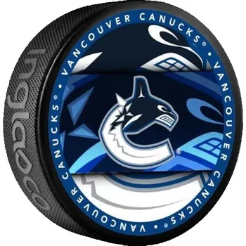 Puk Hokejový suvenýr INGLASCO VANCOUVER CANUCKS MEDALLION BLISTER UNI Černá, Modrá, Bílá