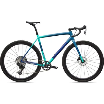 Silniční kolo Specialized Crux Expert AXS - Grey Blue/Lagoon Blue/Dune White/Majesty Blue 49 2026, 28" 2026, 28"