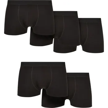 Boxerky Boxerky z Urban Classics - Sada 5 ks jednobarevných boxerek z organické bavlny - Muži - černá