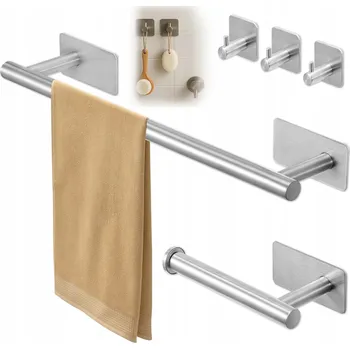 Věšák Bezinvazivní hrazda Bedee stříbrná