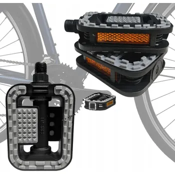 Pedál na kolo Platformové pedály BikeMATE UrbanEasy, černé