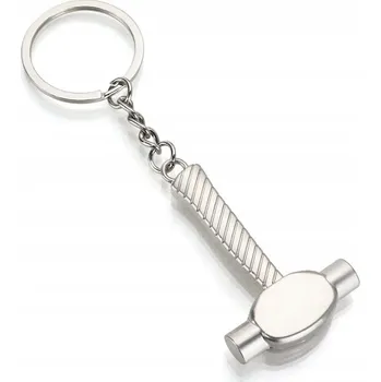 Přívěsek Na Klíče Kladivo zámečnické – kovový dárek pro kutily