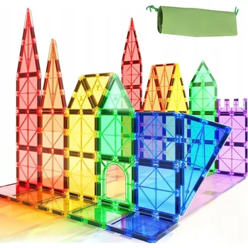 ostatní stavebnice Sada 40 3D magnetických Stavebnice , 3+, vzdělávací