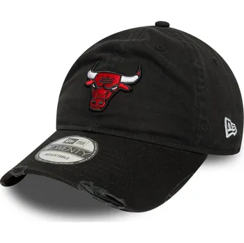 Kšiltovka Pánská kšiltovka New Era 9TWENTY NBA WASH DISTRESS CHICAGO BULLS černá 60691108