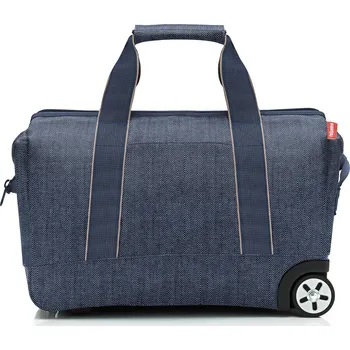 Reisenthel Allrounder Trolley, Herringbone Dark Blue