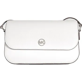 Michael Kors Dámská kožená crossbody kabelka 35F4STVC1L OPTIC WHITE + 2 měsíce na vrácení zboží