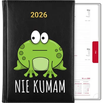 Kalendář Knižkový kalendář 2026 A5 černý