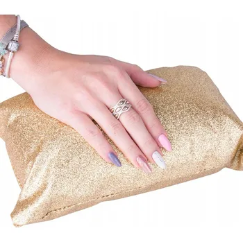 Polštář Polštář Pod Loket Praktická Podložka Pod Ruku Opěrka Zlatá Brokátová