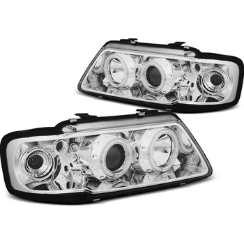 Přední světlomet Přední světla, AUDI A3 8L, 1996-2000, ANGEL EYES CCFL CHROME (57.LPAUD8)