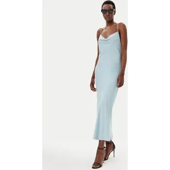 Dámské šaty Calvin Klein Letní šaty LV044B053G Světle modrá Slim Fit 4