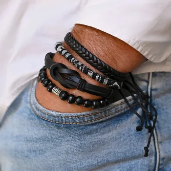 Náramek EVOLUTION GROUP CZ Sada pánských náramků - 53055.3