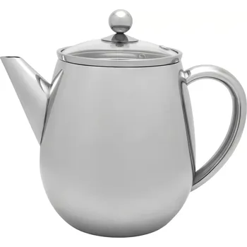 Konvice na čaj BREDEMEIJER Eva Čajová konvice, stříbrná, objem: 1,10 litru, výška: 195 mm