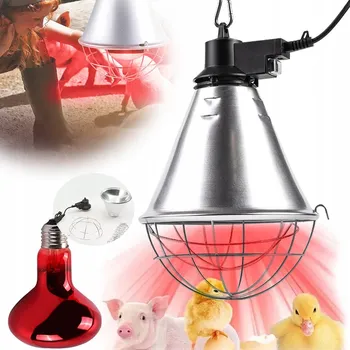 PROMINIK INFRAČERVENÁ VÝHŘEVNÁ ŽÁROVKA ČERVENÁ KVOKA E27 250W