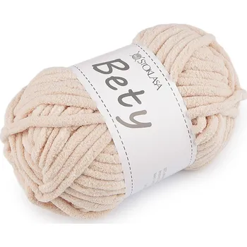 Příze Pletací žinylková příze Bety 100 g Varianta: 3 (30) béžová sv.-hnědá, Balení: 1 ks