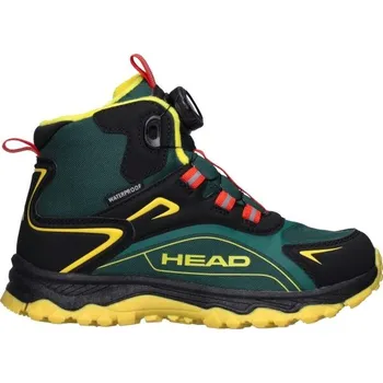 Dětská treková obuv Dětská treková obuv Head KYROS WP 31 Tmavě zelená, Černá, Žlutá, Červená