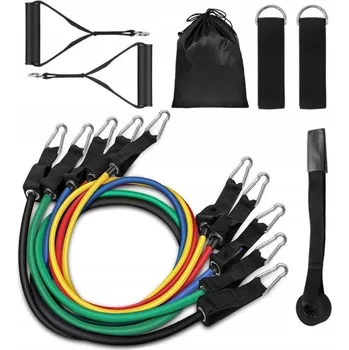 Odporové gumy na cvičení 5 ks – Sada expandérů Pro