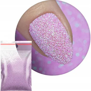 Prášek Ozdoby Na Nechty 20g Kosmetický Růžový Pastelový Třpytky Č. 76