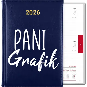 Kalendář Knižní kalendář 2026 A5 modrý