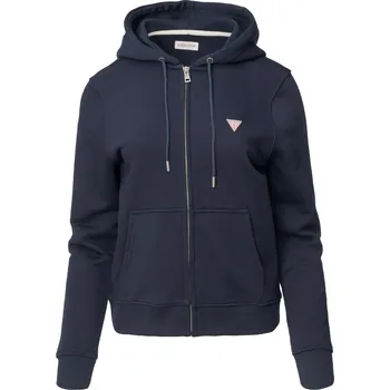 Dámská mikina Dámská Mikina GUESS GJ ZIP HOOD REG MINI TRI SWEAT W4YQ03KC811-A71W – Tmavě modrá XS