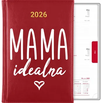 Kalendář Knižní kalendář 2026 A5 červený