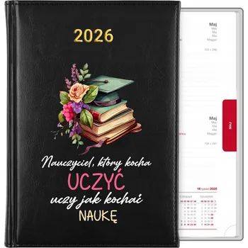 Kalendář Knižkový kalendář 2026 A5 černý