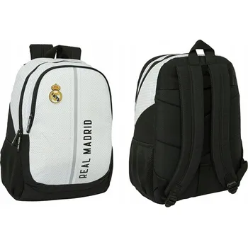 Školní batoh Školní batoh Real Madrid Safta s jednou přihrádkou, bílý, vícebarevný