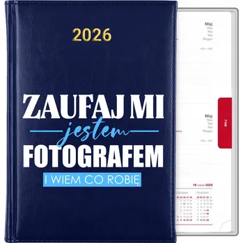Kalendář Knižní kalendář 2026 A5 modrý