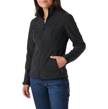 Pánská softshellová bunda Dámská softshellová bunda Leone, 5.11, Černá, S