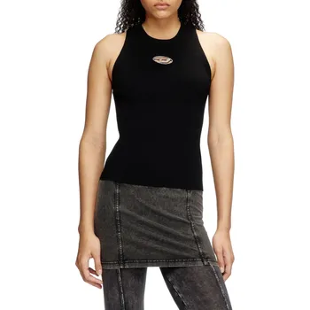 Dámský svetr SVETR DIESEL M-CADDIX-TOP KNITWEAR BLACK