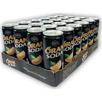 Iontový nápoj 24x Oransoda italská limonáda 330ml
