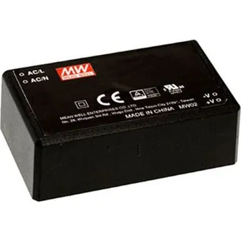 spínaný zdroj Spínaný napájecí zdroj 60W, počet výstupů: 1, výstup: 15V dc 4A Montáž na plošný spoj MEAN WELL