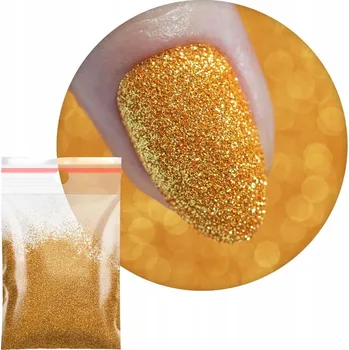 Prášek Ozdoby Na Nechty 20g Kosmetický Pomerančový Orange Č. 112