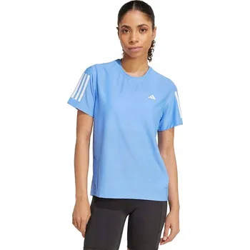Běžecké tričko adidas Own The Run Tee W Modré - S