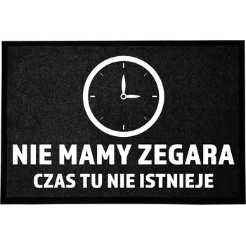 Rohožka VSTUPNÍ ROHOŽKA MONOCHROM 40X60 ČERNÁ DEKORACE POTISK DÁREK MÓDNÍ