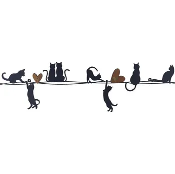 Dekorace k zavěšení s kočkami K4540