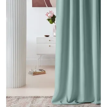 Závěs Mentolový zatemňující závěs na řasící pásku 140 x 250 cm