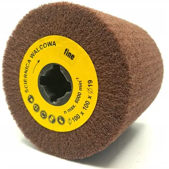 Příslušenství k brusce SATYNOVACÍ VÁLCOVÝ KOTOUČ 100x100x19 FINE
